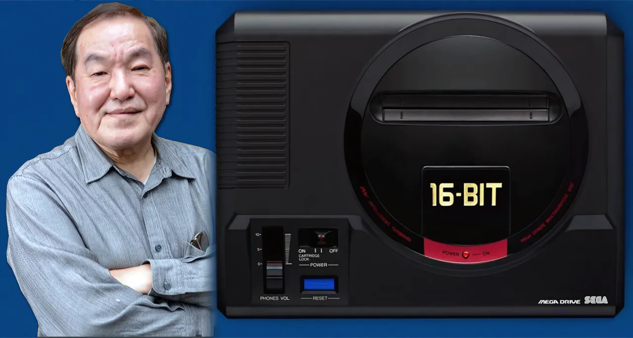 Hideki Sato and the Mega Drive console