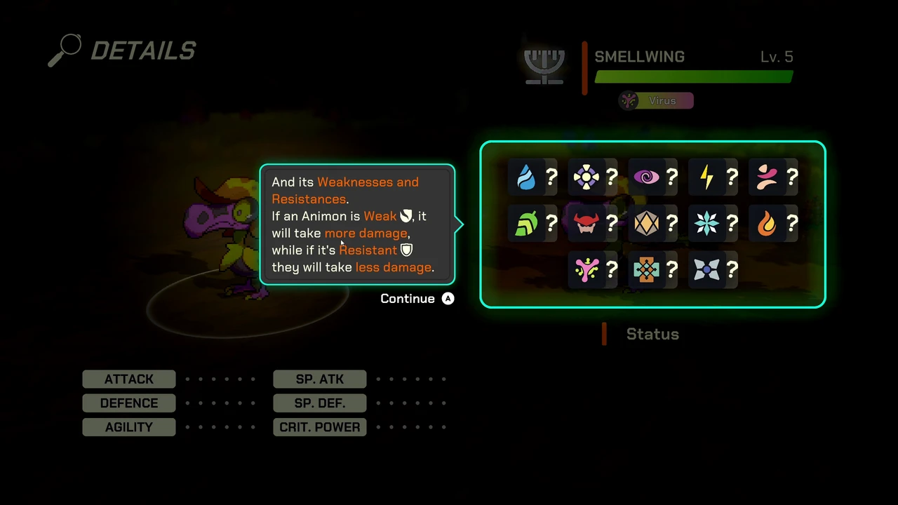 LumenTale: Memories of Trey - Weaknesses and Resistances