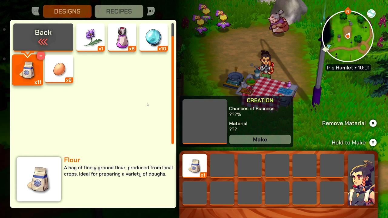 LumenTale: Memories of Trey - Crafting