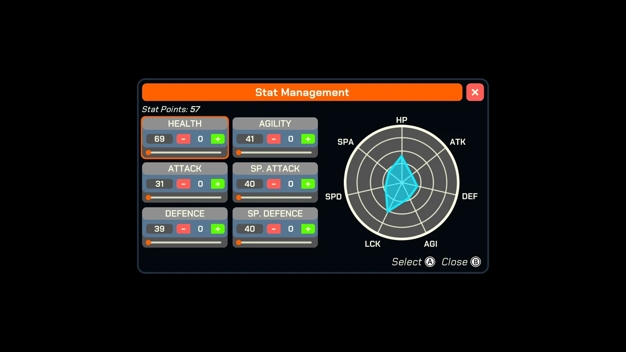 LumenTale: Memories of Trey - Stats Management