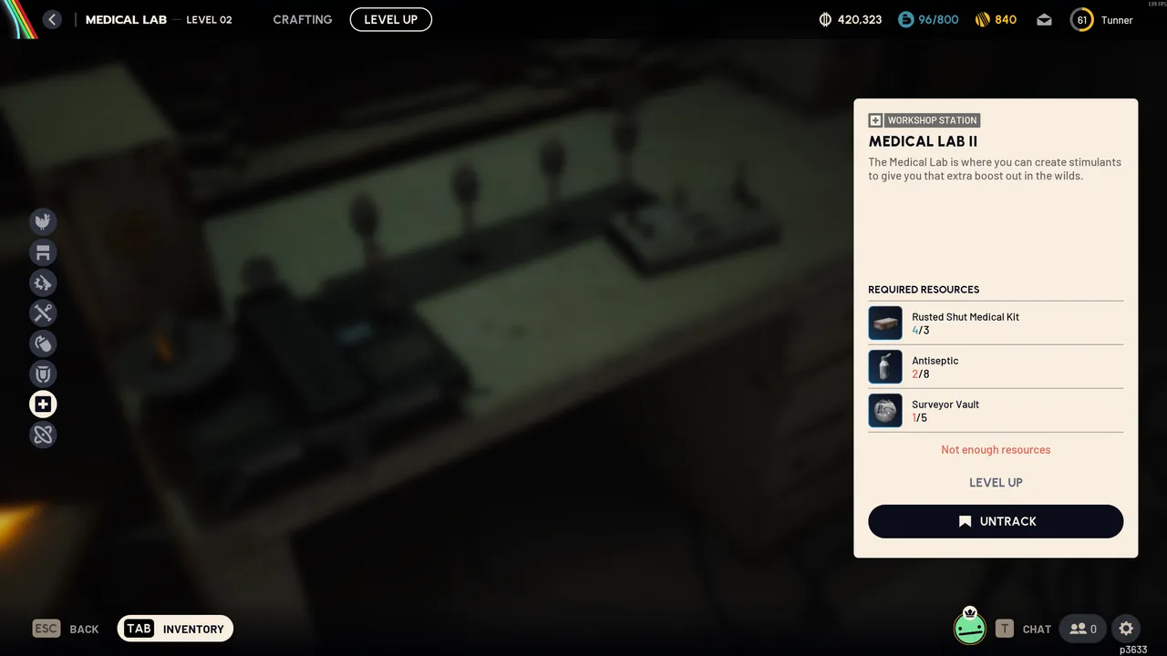 Crafting tables can be upgraded